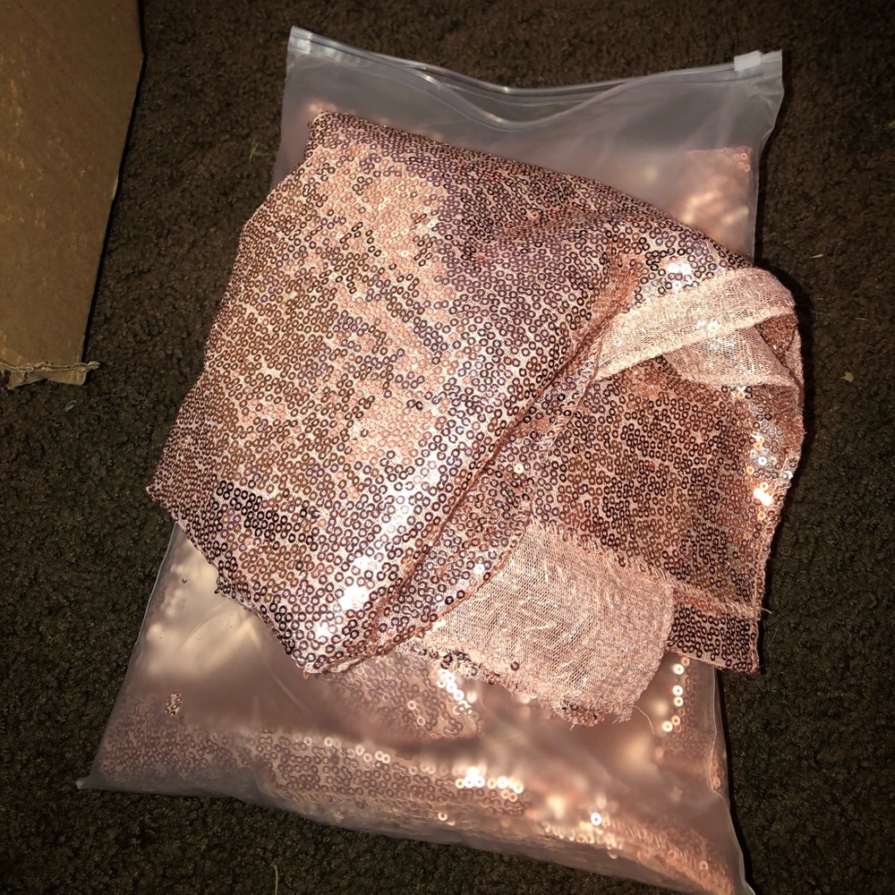 Shimmery table runners